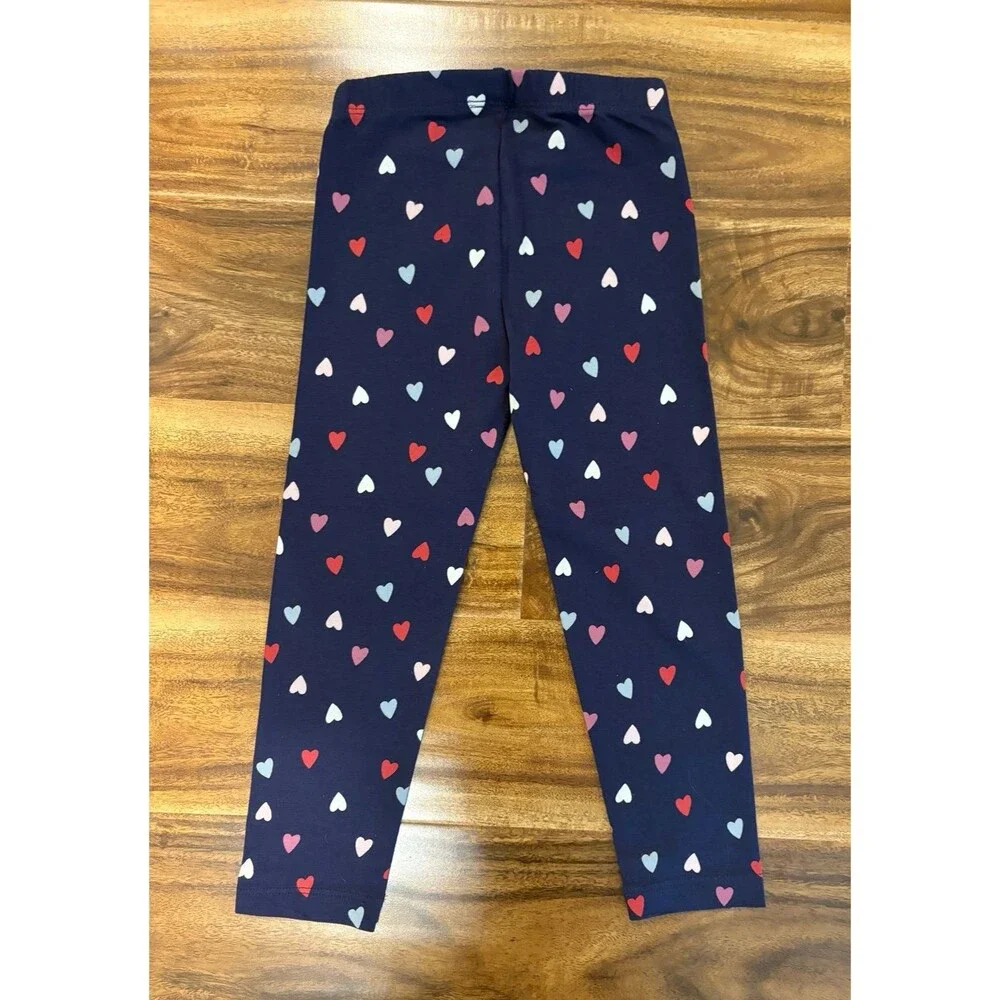 NWT Legging Bundle, Old Navy & Cat & Jack, Hearts & Light Pink, Size 3T